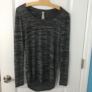 Black and Grey Long Sleeve Tee